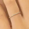 Micro Pave Eternity Diamond Wedding Ring, 1.3 MM - Image 3