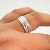 Anxiety Ring, Sterling Silver Ring, Meditation Ring, Thumb Ring - Image 2