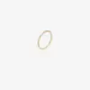 Micro Pave Eternity Diamond Wedding Ring, 1.3 MM