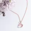 Beautiful Necklace & Earrings Set, Floral Necklace, Bridal Wreath Earrings - Image 5